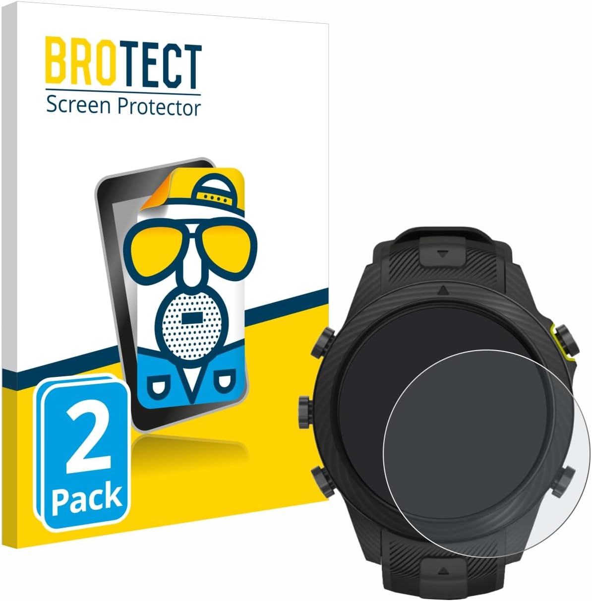 brotect Screen Protector Anti-Glare compatible with Garmin Marq Athlete Gen 2 (2 Pack) Screen Protector Matte, Anti-Fingerprint Protection Film