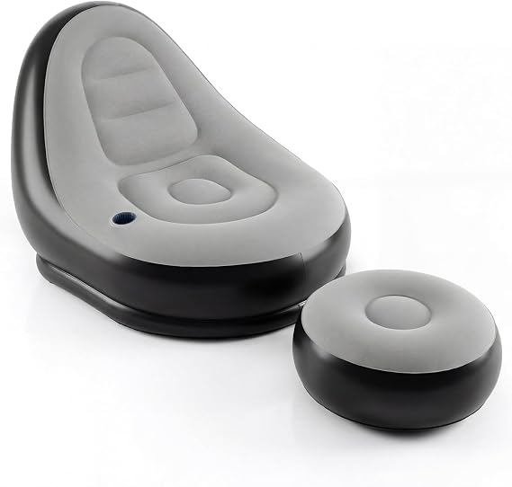 Multigot Inflatable Lounge Chair and Footstool