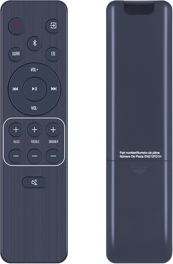 EN212FD1H Replacement Remote Control for Hisense Soundbar Compatible with HS2100 HS2000 HS5100 HS3100 AX5100G AX3120G AX5125H