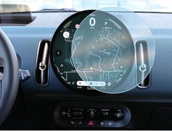 Engo Mini John Cooper Works İle Uyumlu Ekran Koruyucu Multimedya & Gösterge