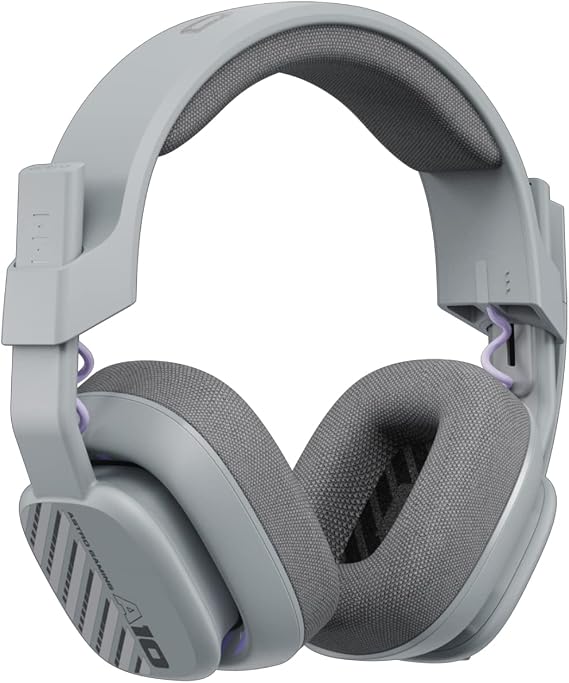 Logitech ASTRO A10 Oyun Kulaklığı Gen 2 Kablolu Kulaklık, Kulak Üstü Oyun Kulaklığı, Flip - Sessiz Mikrofon, 32 mm Sürücü, Xbox Series X|S, Xbox One, PS5, PS4, Nintendo Switch, PC için - Gri