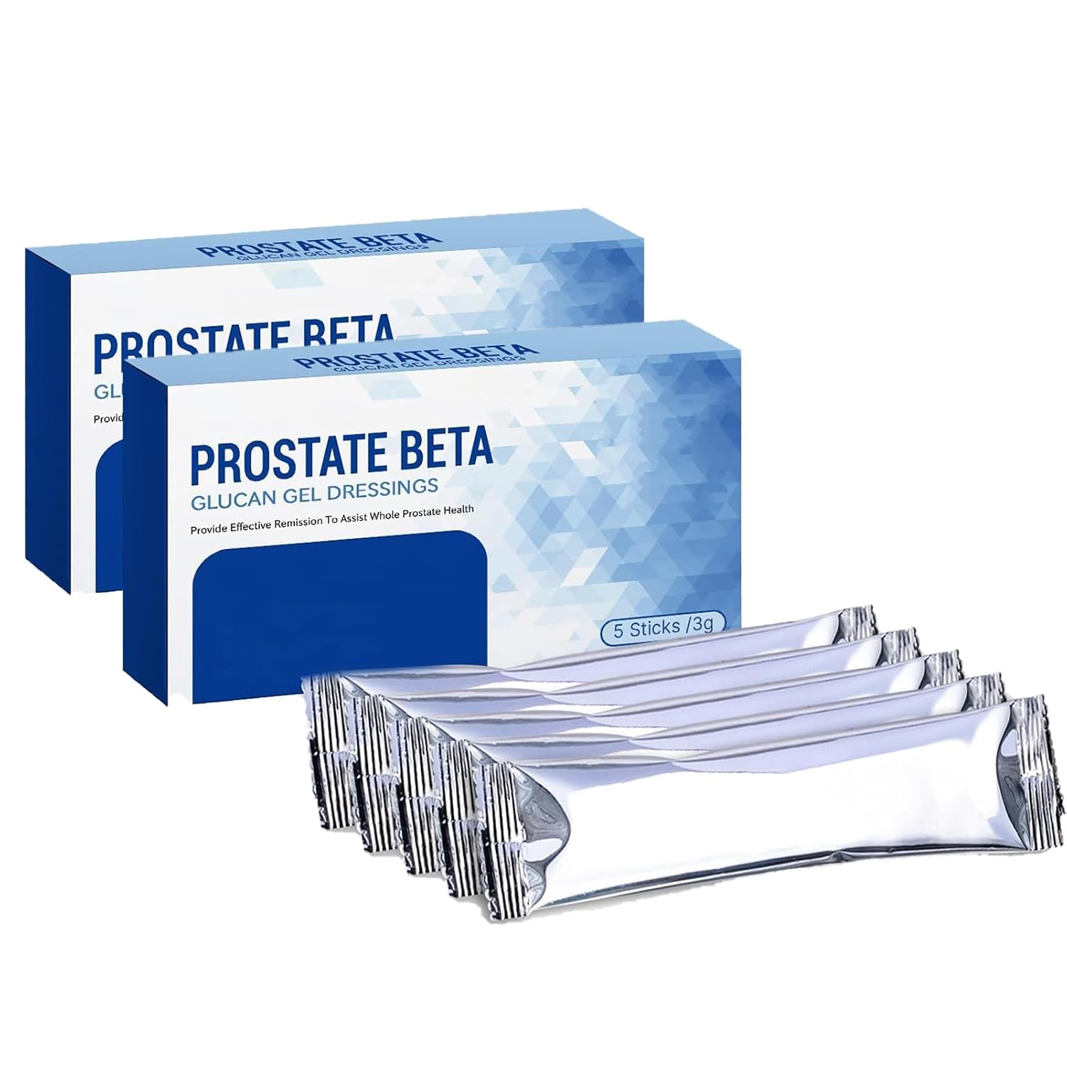 Beta Glucan Gel Bandages for Prostate Care Gel for Men Comfort Care Cream for Men (2 Box)