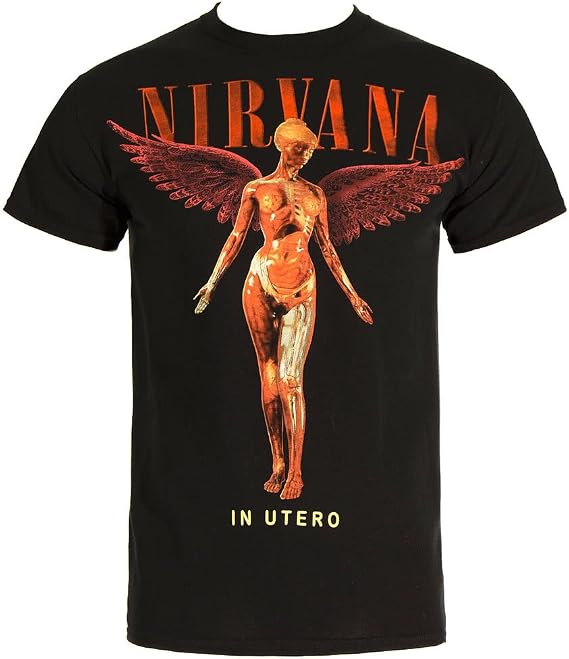 Nirvana in Utero T Shirt (Black)