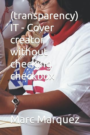 transparency IT - Cover creator without checking checkbox