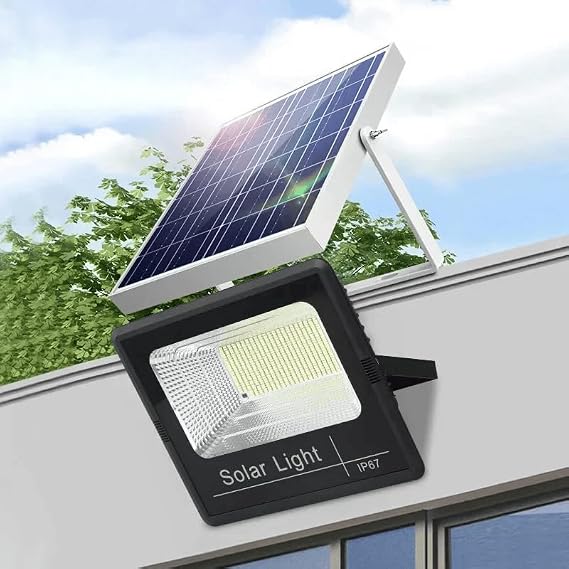 200W Solar Led Projektör Bahçe Aydınlatması Güneş Enerjili, Kumandalı [Enerji Sınıfı A]