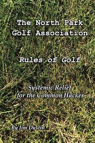 The North Park Golf Association Rules of Golf: Systemic Relief for the Common Hacker