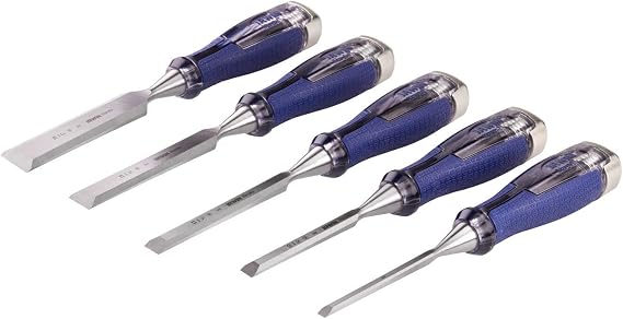 IRWIN Marples M750 High Impact Chisels 5-Piece Wallet Set, 10503421