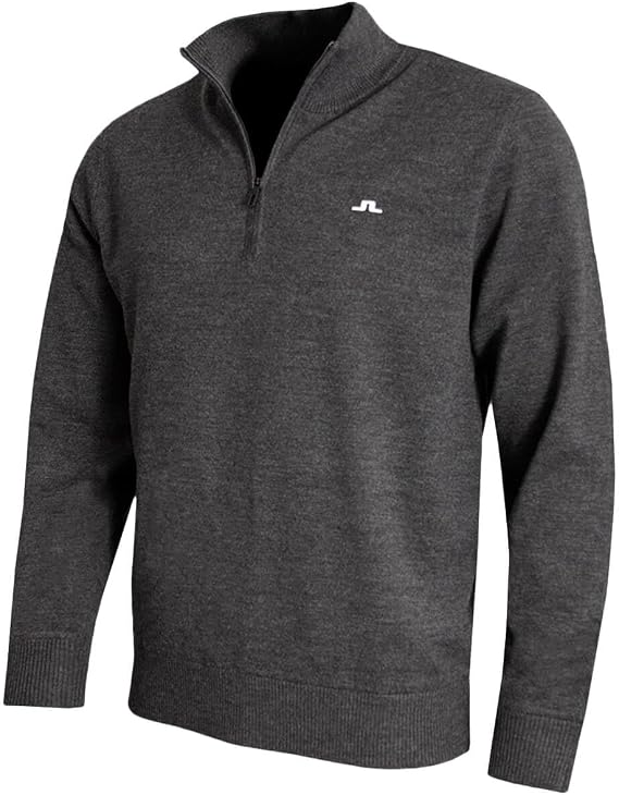J.Lindeberg Mens Jeffrey Lined Windbreaker Stretch Golf Sweater