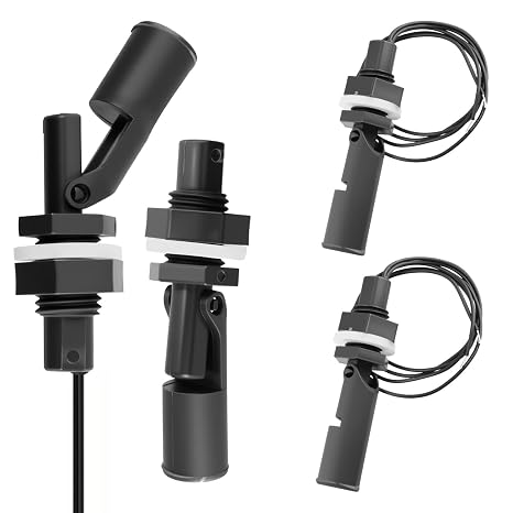 Pack of 2 Float Switch Water Level Sensor Float Switch Side Mounted Horizontal Float Switch Liquid Float Switch for Tank Pool Horizontal Aquarium 0-220 V