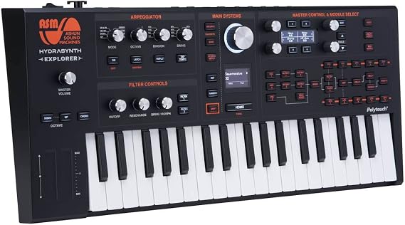 HydraSynth Explorer 37-Key 8-Voice Polyphonic Wave Morphing Synthesizer Ashun Sound Machine