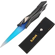 Large Singularity Butterfly Model,Length 27Cm/10.7Inch,Four Colors Available,with A Leather Sheath,All-Metal Game Collectibles,Blue