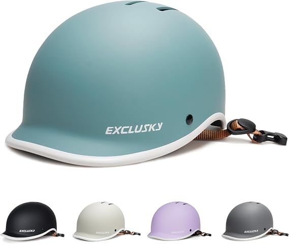Bike Helmet for Adult Men and Women, Bicycle Helmet for Commuting Road Biking Skating with Adjustable Dial Size 56-61cm