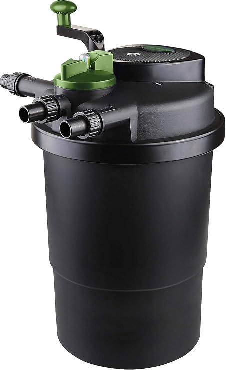 Turn2Clean Pond Filter (6000 Ltr Pond 13W UVC), Black