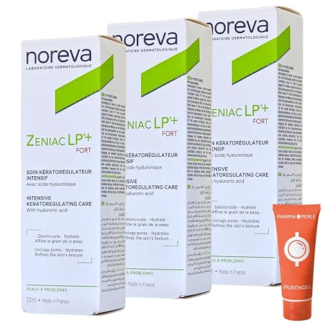 Noreva Zeniac LP+ Forte Cream 30 ml Mattifying Skin Care for Blemished Skin Acne Pimples and Blackheads Hyaluronic Acid Moisture Economy Set Plus Pharma Perle Giveaway