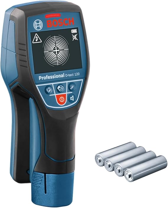 Bosch Professional Tarama Cihazı D/Tect 120 (Tarama Derinliği Maks.: 120 Mm, 12 Volt, Kutuda) [Enerji Sınıfı A+]