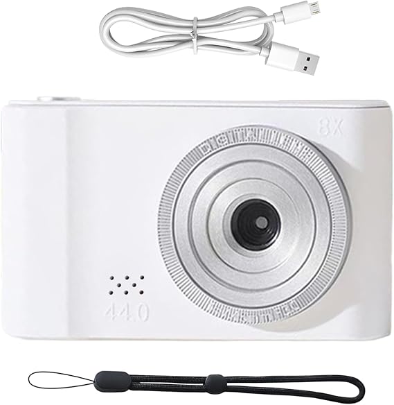 Compact camera, entry-level digital camera Digital 4400-W-UHD-AUTOFOKUSMAMERA is a camera without a lightweight digital autofocus camera with 8x digital zoom and anti-shake for beginners