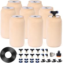 8pcs Olla Watering System 30oz Plant Self Watering Garden Watering System 3.5x3.5x7in Irrigation System Olla Watering System Automatic Plant Watering Devices for Garden