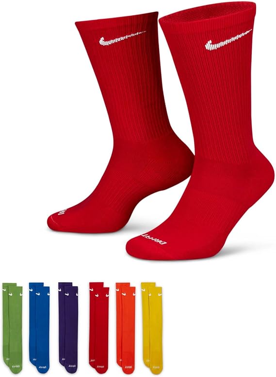 NIKE Unisex Everyday Plus Cushioned Training Crew Socks Watch