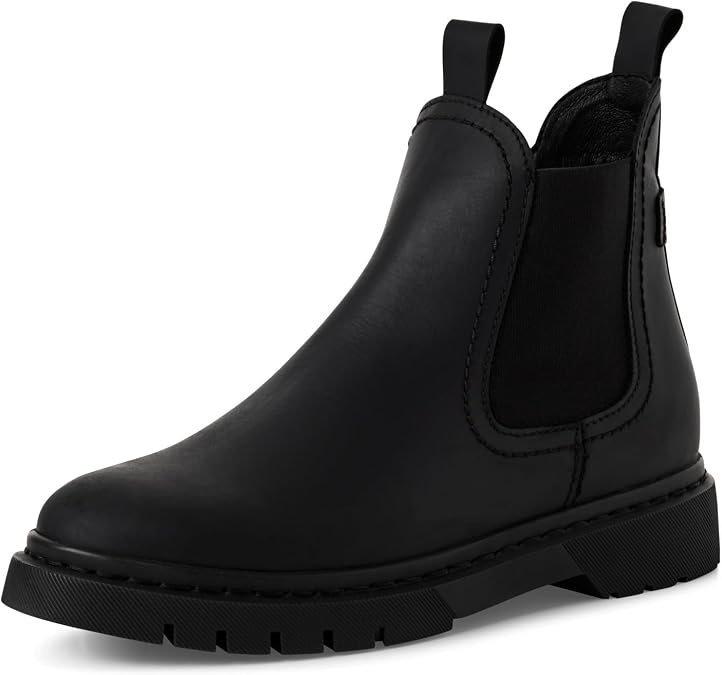 Tamaris 1-1-25829-43-001 Damen Chelsea Boot Leder schwarz