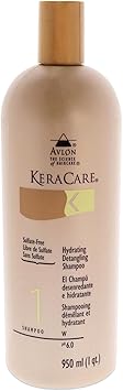 KeraCare Hydrating Detangling Shampoo- Dry, Damaged & Curly Hair 32oz