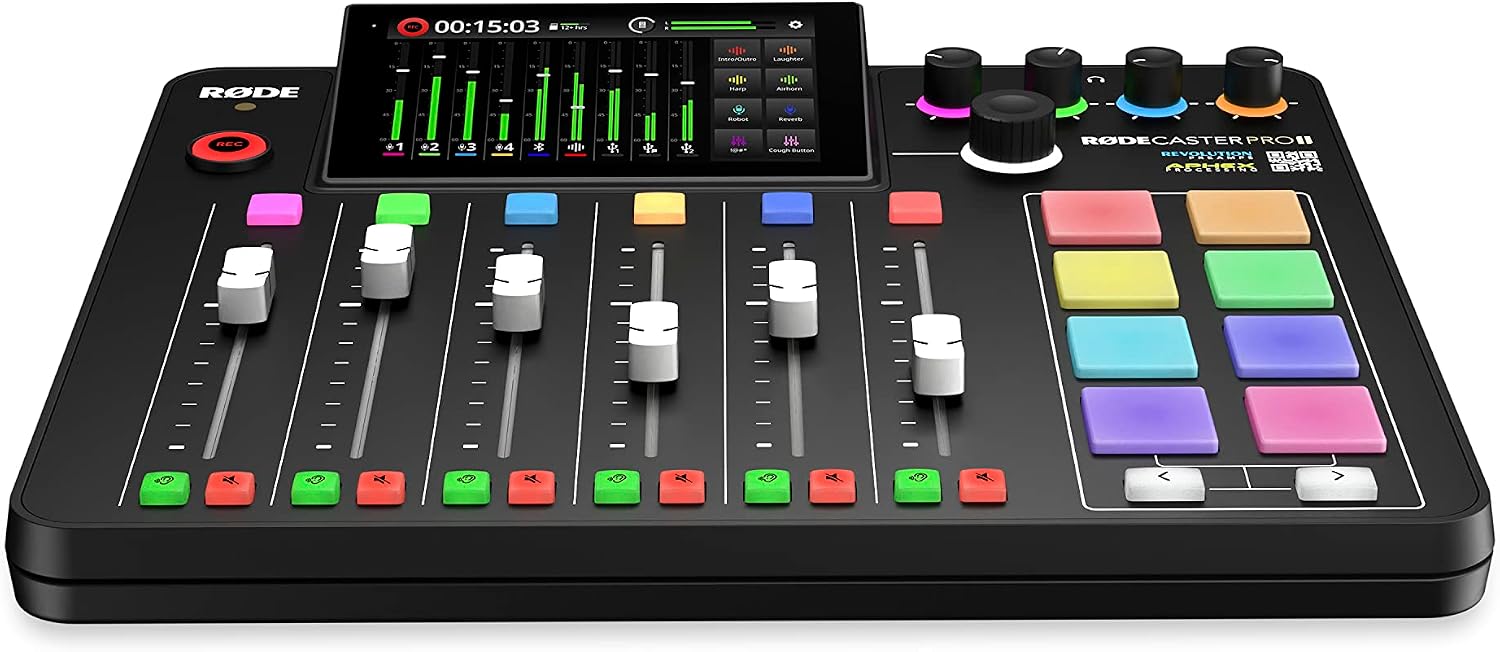 RODE Microphones RCPII Road Caster Pro II Black Audio Mixer