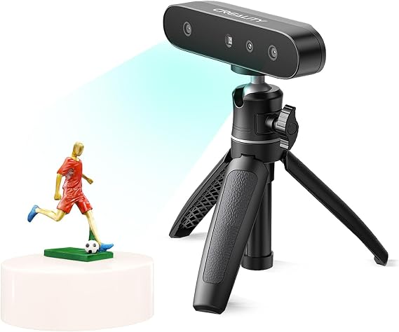 Creality CR-Ferret SE 3D Scanner Desktop Fast 0.1 Mm High Accuracy Flexible Scanning Range Anti-Shake 24-Bit Full-Color Scanning for Black Metal Non-Reflective Objects Mac Windows