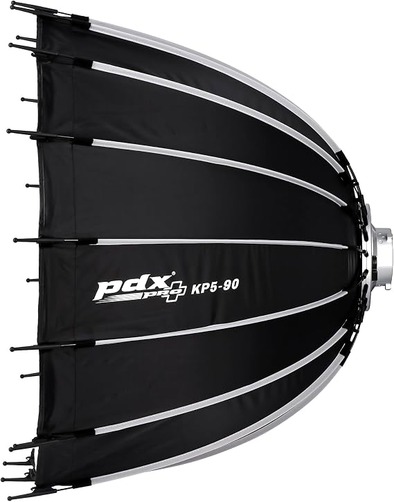 PDX Plus,KP5 (90cm) Kolay Kurulum Parabolik Softbox Gridli