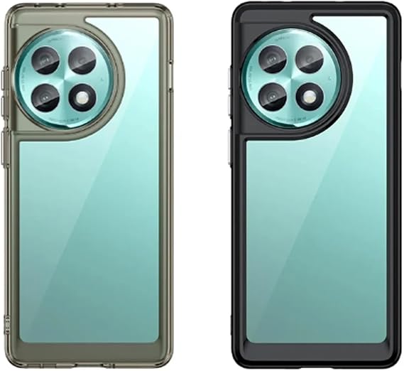 Microcase Oneplus Ace 2 Pro Ultra Shield Serisi Darbeye Dayanıklı Yarı Esnek Plastik TPU Kılıf - AL8100 (Füme)