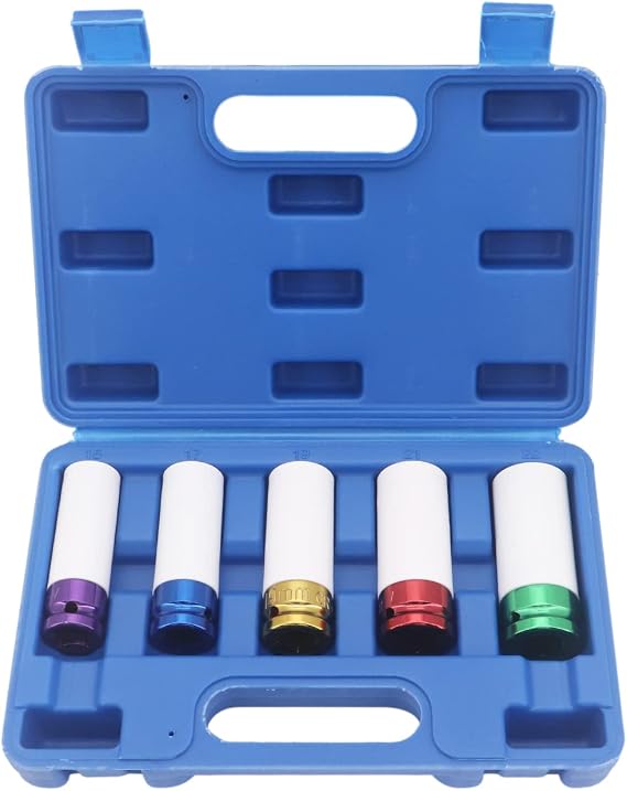 1/2 Inch Socket Wrenches Wheel Nut Machine Impact Sockets Protect Rims Car Repair Tools
