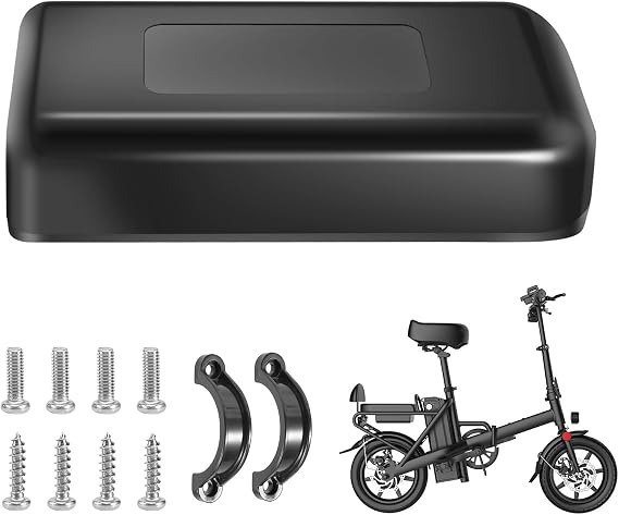 Extra-Large Plastic Controller Box for EBike, Moped & Mountain Bike - Waterproof and Dustproof Case, Black