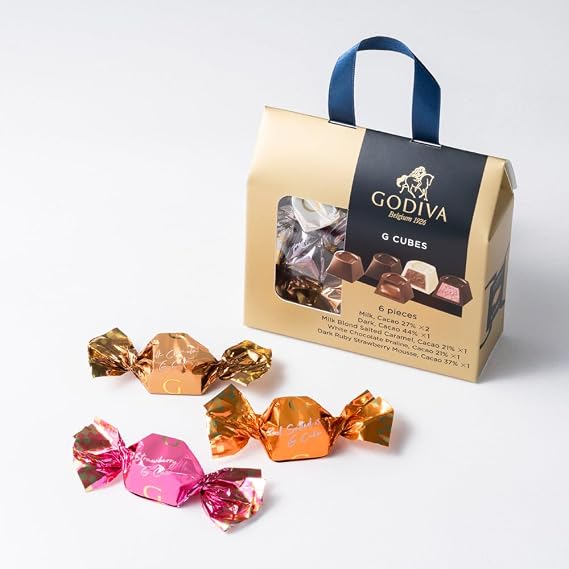 Winter Gift GODIVA G Cube Assortment 6 pieces Chocolate Christmas Gift Sweets Present