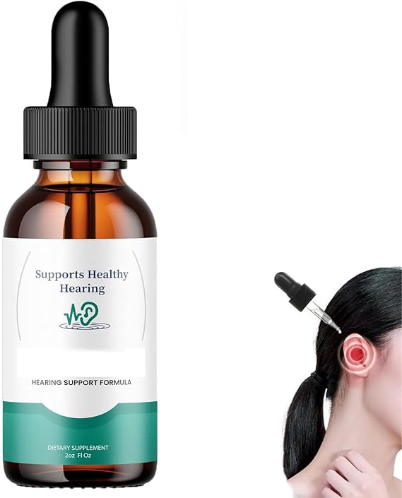 Hearing Support Drops,Tinnitus Relief for Ringing Ears Drops,Hearing Support Supplement Liquid Drops,Ear Ringing Treatment Oil for Ear Health (1 Pcs)