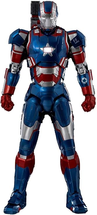 ThreeZero - Marvel Infinity Saga Iron Patriot Deluxe 1/12 Scale Action Figure (Net)