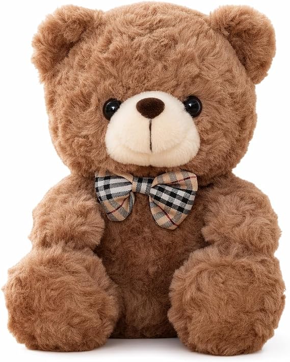 Teddy Bear, Brown Teddy Bear, 25cm Plush Companion