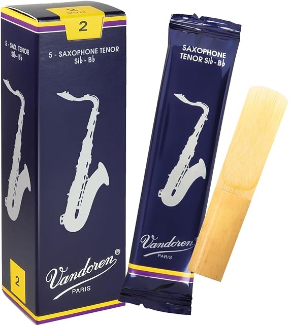 Vandoren SR222 Tenor Saksafon Geleneksel Kamışları Sertlik 2; 5'li Kutu