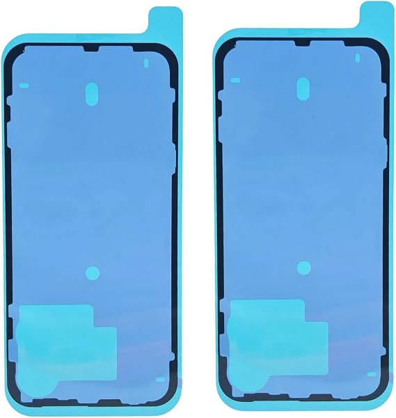 iPhone 15 Pro Max用カット済み防水バックカバー粘着シール 2個パック – 分解後の耐水性を回復