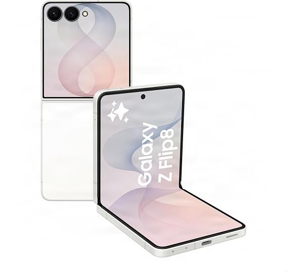 Samsung Galaxy Z Flip8 AI Smartphone, 512 GB Storage, Cream