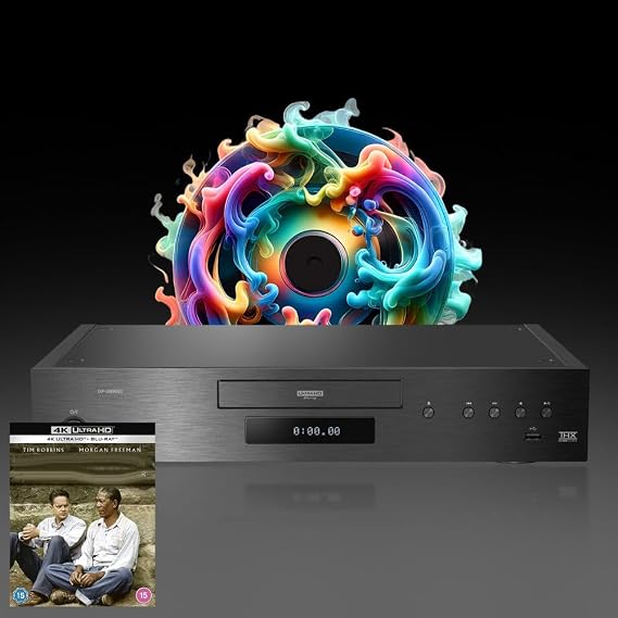 Blu-ray Player Compatible with Panasonic DP-UB9000 MultiRegion Blu-ray Region A, B & C - DVD Regions 1-8 - Bundle Including The Shaw. Red. 4K UHD Disc