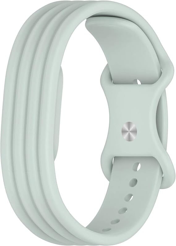 Google Fitbit Airバンド用シリコンリストバンド。フォグ。