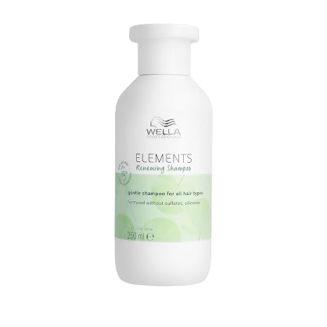 Wella Professionals Elements | Champú Renovador | Brillo y suavidad para el cabello | Sin Siliconas ni Sulfatos | Con Aloe Vera