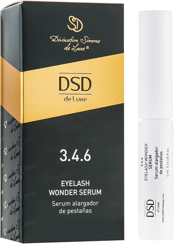 Divination Simone De Luxe Eyelash Lengthening Serum 4 ml DSD 3.4.6 Serum With a Lipo Oligopeptide That Improves the Natural Appearance of the Eyelashes and Helps to Lengthen the Eyelashes
