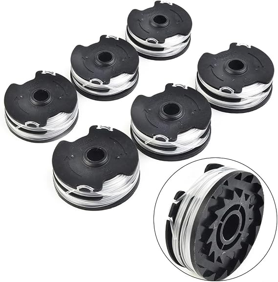 6 PACK Strimmer Spool Replacement For LIDL Parkside Cordless Grass Trimmer PRTA 20-Li A1, B2, C3 Strimmer Spool Grass Trimmer Spool Replacement
