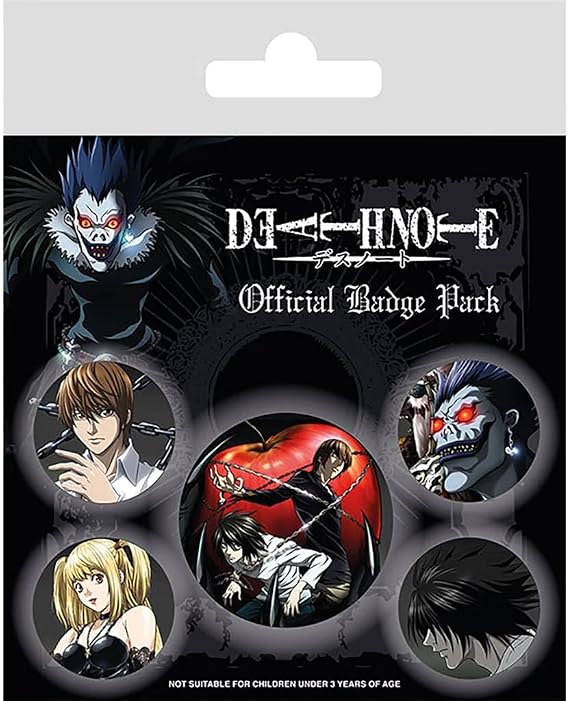 Death Note (Characters) Badge Pack