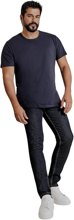 AC&Co/Altınyıldız Classics Slim Fit Dar Kesim%100 Pamuk Bisiklet Yaka Kısa Kollu Tişört