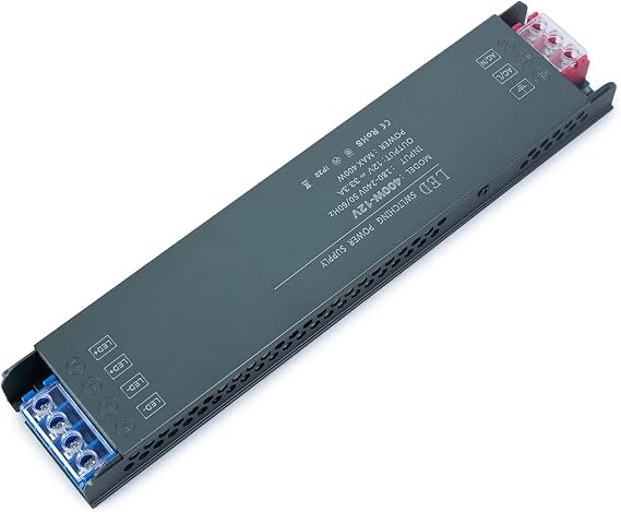 KSIBNW 12V LED Driver 12V 400W Transformer AC 240V to DC 12V 33.3A Constant Voltage Power Supply Ultra Slim Low Volt Transformer Adapter for LED Strip Light