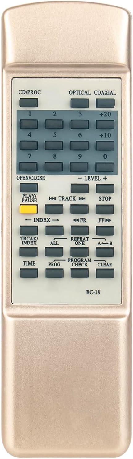 VINABTY RC-18 Replaced Remote Control Applicable For ACCUPHASE CD Player DP-11 DP-70V DP-75 DP-80L DP-55 DP-55V