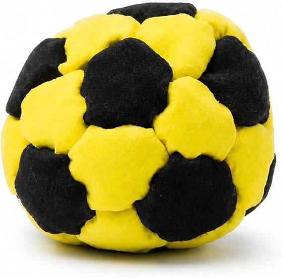 Hacky Sack, Dragonfly Footbag, 32-Panel Spiral Pellet Filled Footbag Ball, Soft Durable Soccer Style Kick Bag for Foot Coordination Training, Outdoor Play, Stress Relief Toy