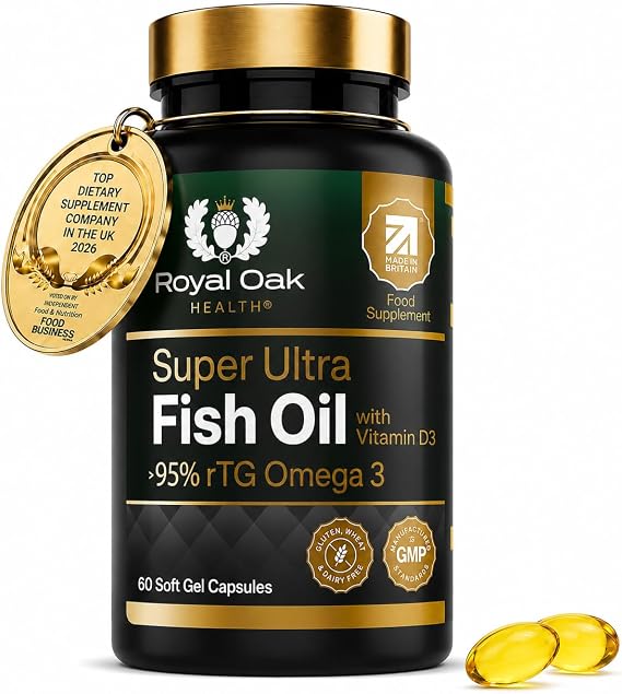 Super Ultra Omega 3 >95% rTG Fish Oil Triglyceride Form