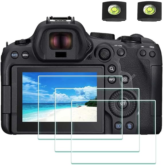 ULBTER Screen Protector for Canon EOS R6 Mark III II I [3+2 Pack]