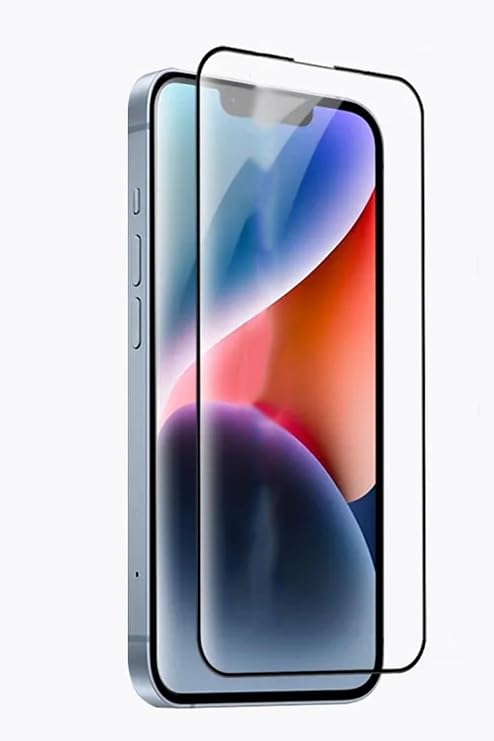 Coverzone iPhone 15 İle Uyumlu 6D Anti-Statik Özellikli i-Phone 15/15 Plus / 15 Pro /15 Pro Max Serileri ile uyumlu Çizilmez Ekran Koruyucu Temperli Ekran Koruma (iPhone 15)